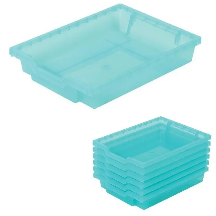 Antimicrobial Trays F1 Gratnell’s Plastic Storage Trays – H75 x W312 x L427mm