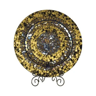 Antique Gold Charger With Stand – Dale Tiffany