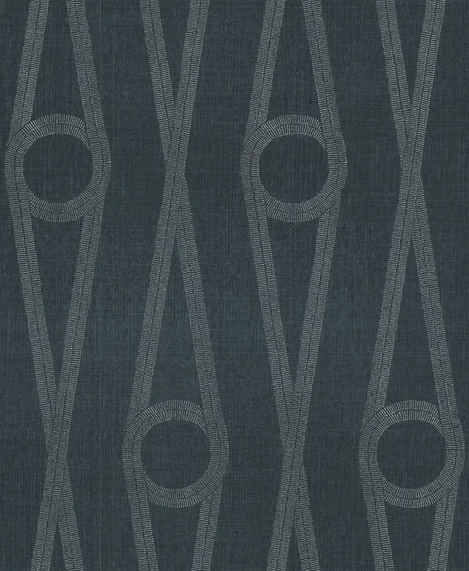 Antonina Vella AB3015 Henlein Indigo Wallpaper