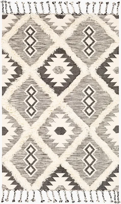 Apache APA-2303 3′ x 5′ Handmade Wool Accent Rug