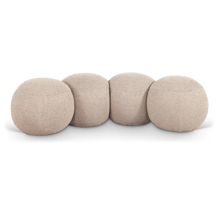 Apollo – 65″ Boucle Fabric Bench