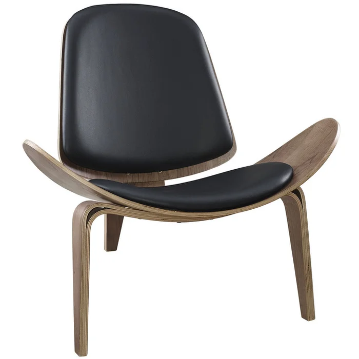 Arch Lounge Chair in Walnut Black