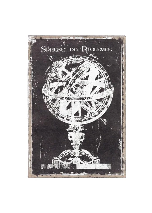 Architectural Boards ( Set of Two ), Black Wood