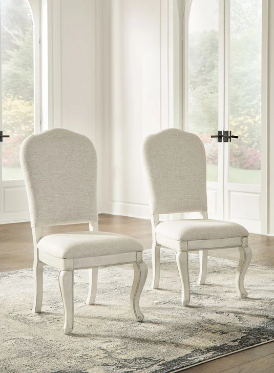 Arlendyne – Antique White – Dining Uph Side Chair (Set of 2)