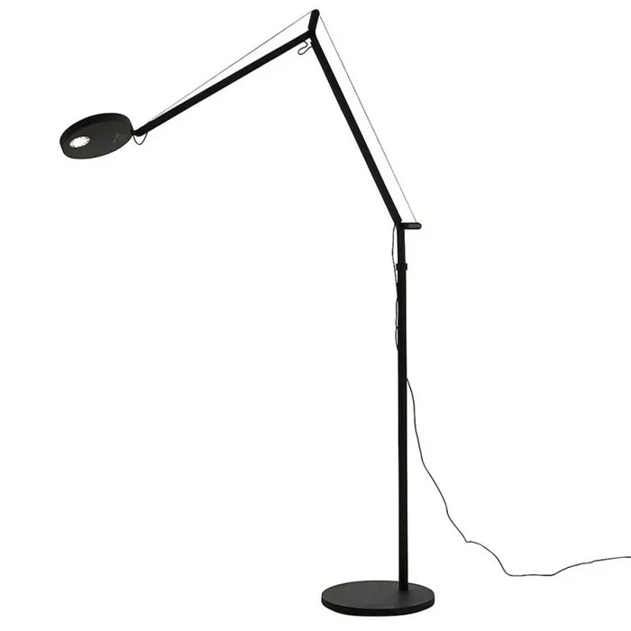 Artemide Demetra Reading Floor LED Lamp Anthracite Matt Black Color