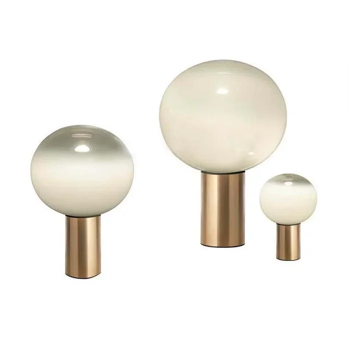 Artemide Laguna brass table lamp