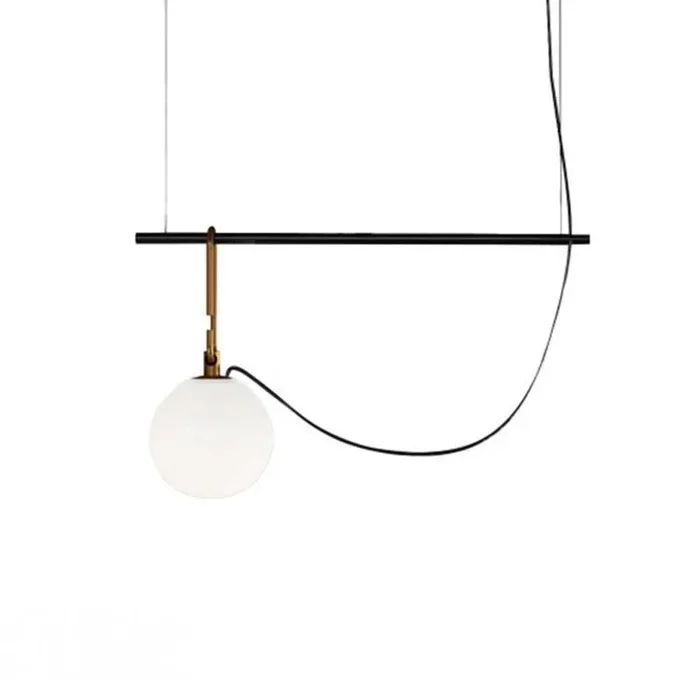 Artemide nh S1 22 suspension lamp brass