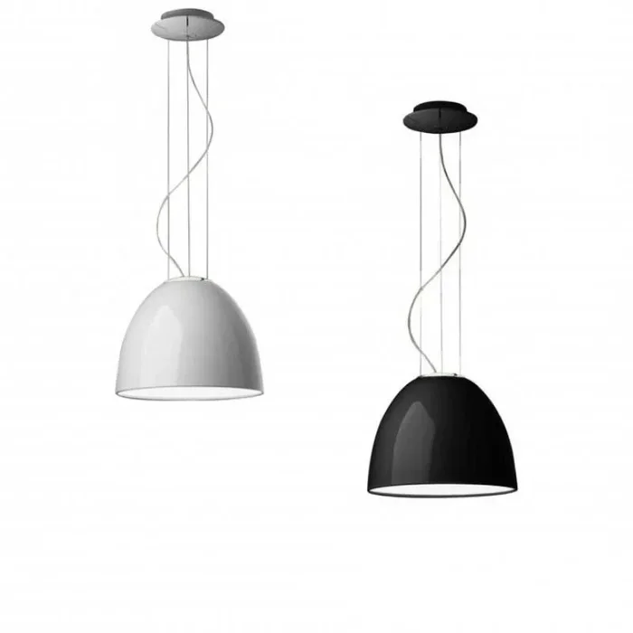 Artemide Nur Mini Gloss Dome Suspension Lamp