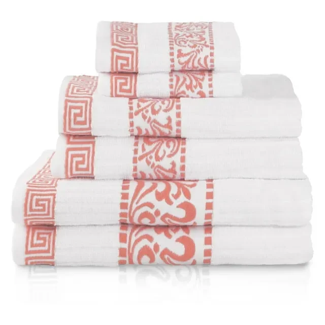 Athens 550 GSM Cotton 6 Piece Towel Set