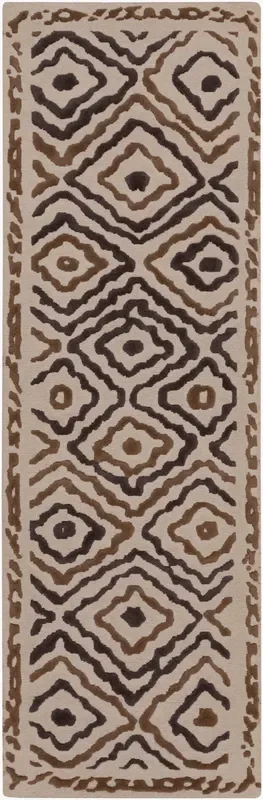 Atlas ATS-1016 8ft Runner Handmade Wool Runner Rug