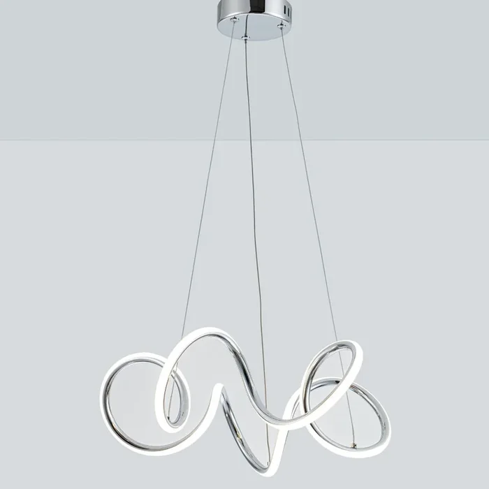 Aurielle Chrome LED Pendant Ceiling Light