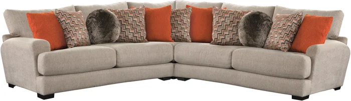 Ava – 3 Piece Sectional – Cashew
