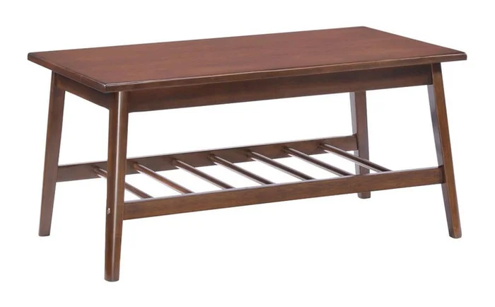 Aventura Living Room Coffee Table, Brown Wood
