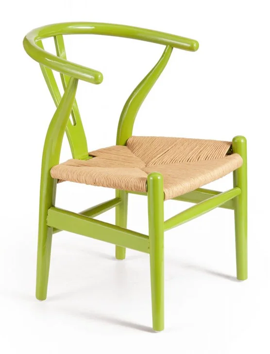 Baby Grant Chair, Green Wood (set of two)