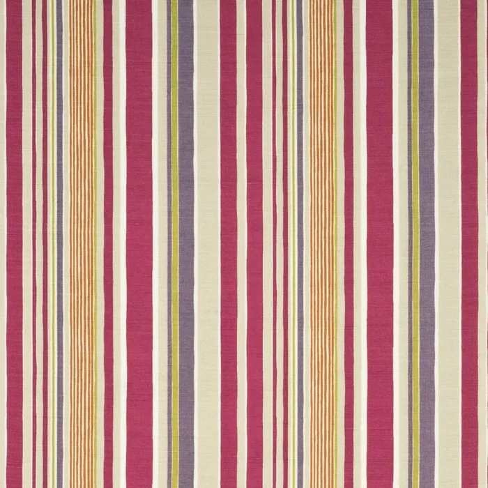 BAKER LIFESTYLE PP50360.3.0 MALLOW STRIPE SIENNA/FUCHSIA/STONE Fabric