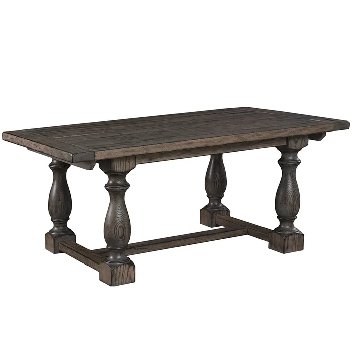 Baldwin Rustic Farmhouse Trestle Table
