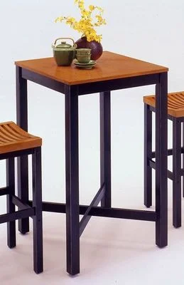 Bar Table With Veneer Top in Black – 5983-35