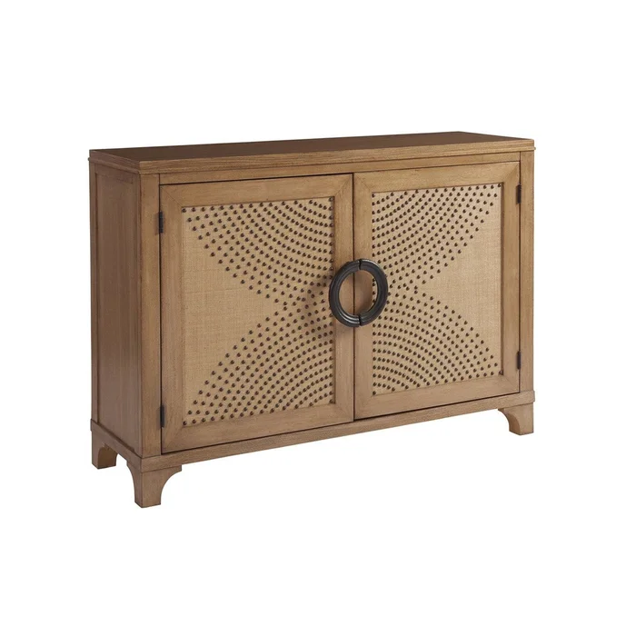 Barclay Butera Newport Lido Isle Nailhead Hall Chest Sandstone