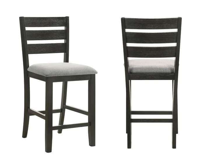 Bardstown – Counter Chair (Set of 2) – Wheat Charcoal
