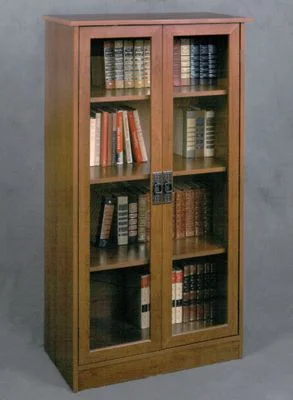 Barrister Bookcase with Glass Door – Ameriwood Industries – 34825