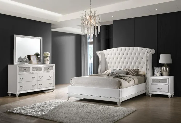 Barzini – Upholstered Tufted Bedroom Set
