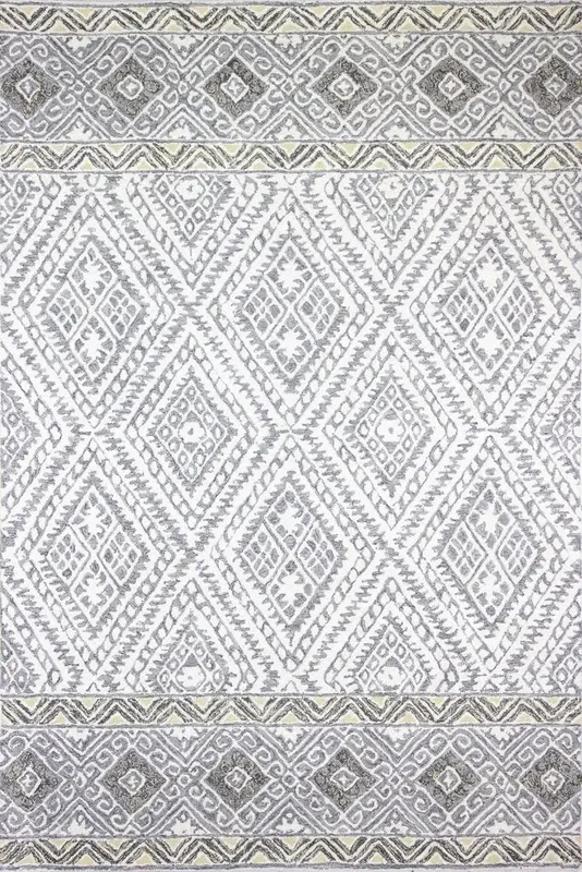 Bashian Valencia R131-IVGY-AL125 Ivory/Grey Rug