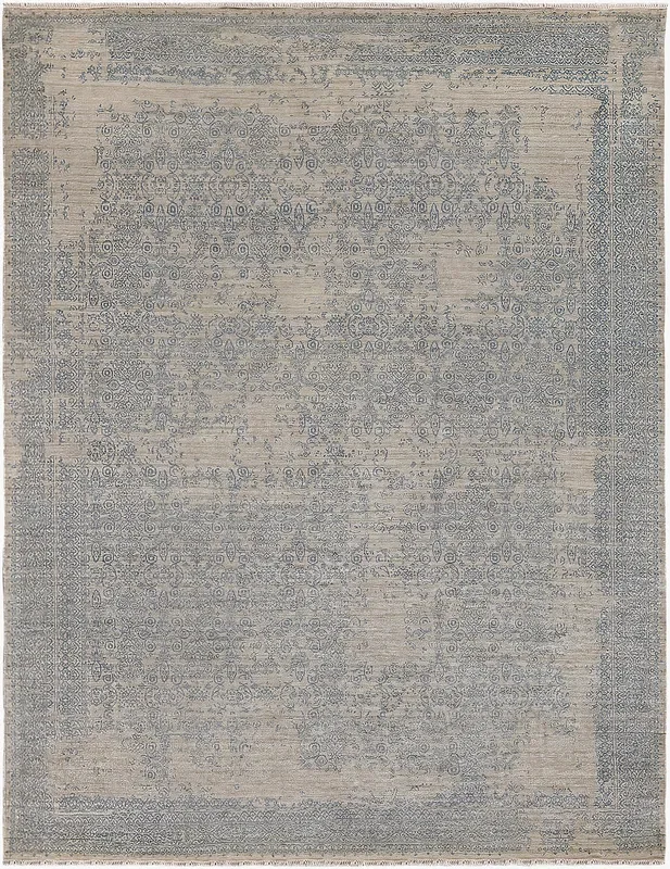 Bayburt BAY-1750 6′ x 9′ Handmade Silk Area Rug