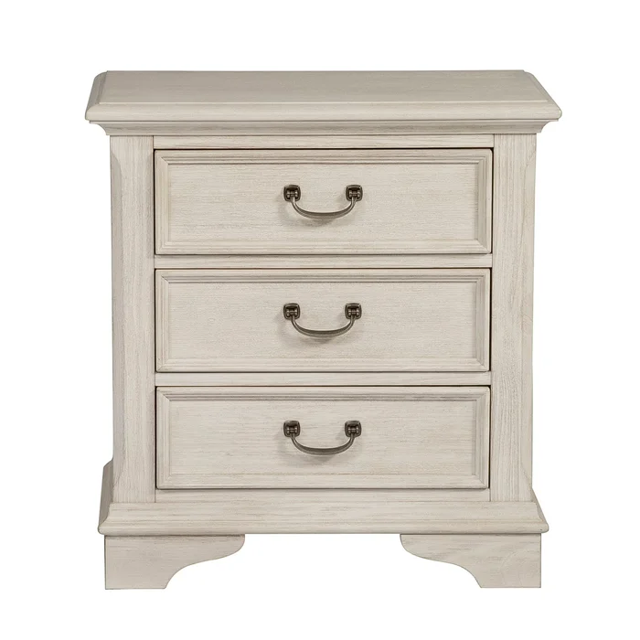Bayside – 3 Drawer Nightstand – White