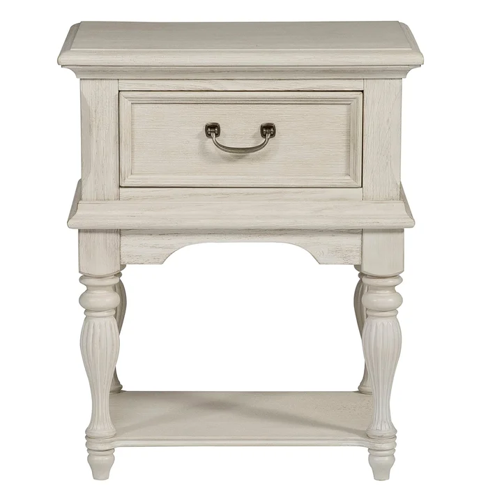 Bayside – Leg Nightstand – White