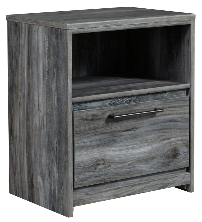 Baystorm – Gray – One Drawer Night Stand
