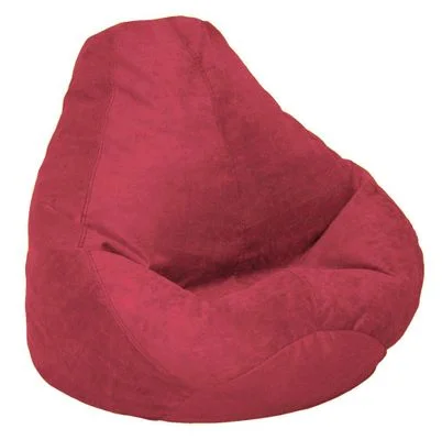 Bean Bag Chair Adult Extra Large in Lipstick Soft Suede LUXE – 30-1051-461