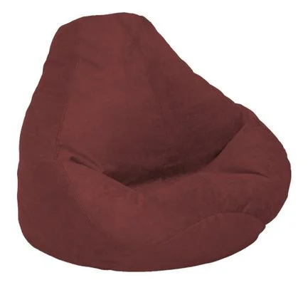 Bean Bag Chair Adult in Berry Soft Velvet LUXE – 30-1041-1104