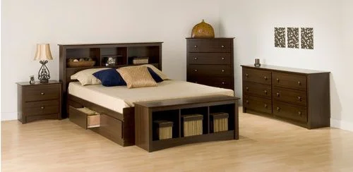 Bedroom Furniture Set 1 in Espresso – Fremont – Prepac Furniture – FRE-BSET-1