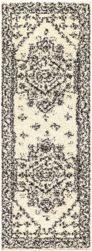Beni Shag BSH-2321 7ft Runner Machine Woven Runner Rug