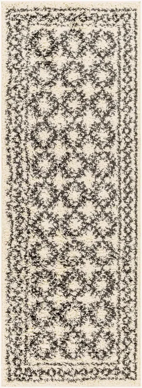 Beni Shag BSH-2328 7ft Runner Machine Woven Runner Rug