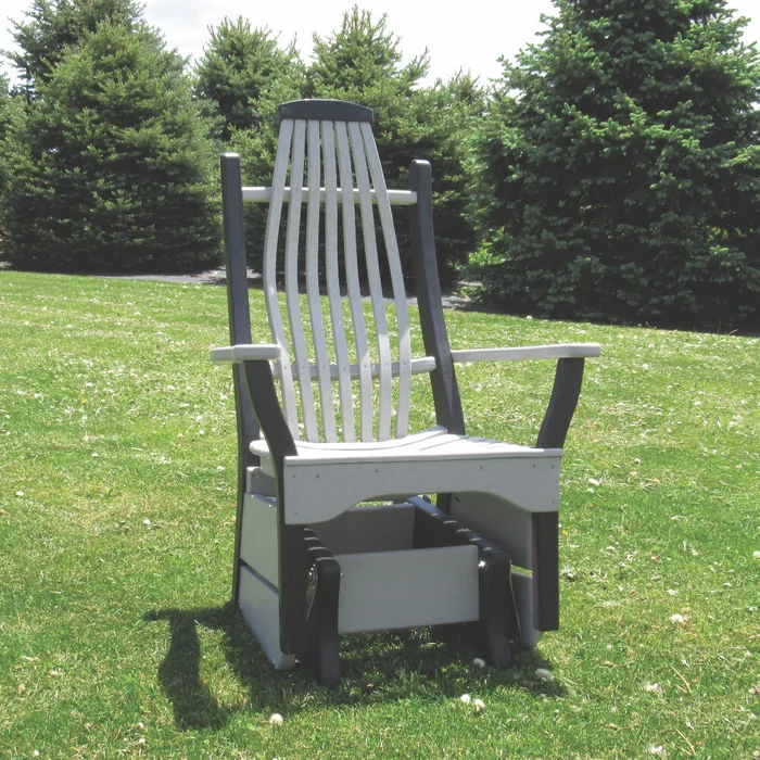 Bentwood Poly Single Seat Outdoor Glider (Set of 2)