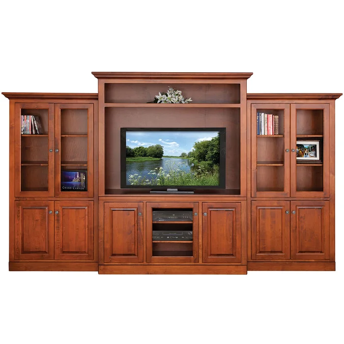 Beringer Amish Entertainment Center with Tower Option