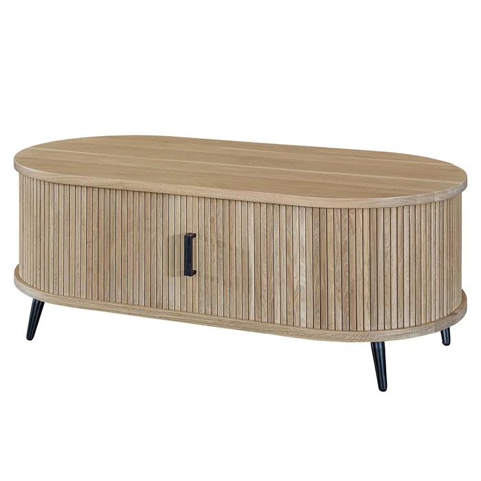 Berkeley Fluted Oval Coffee Table