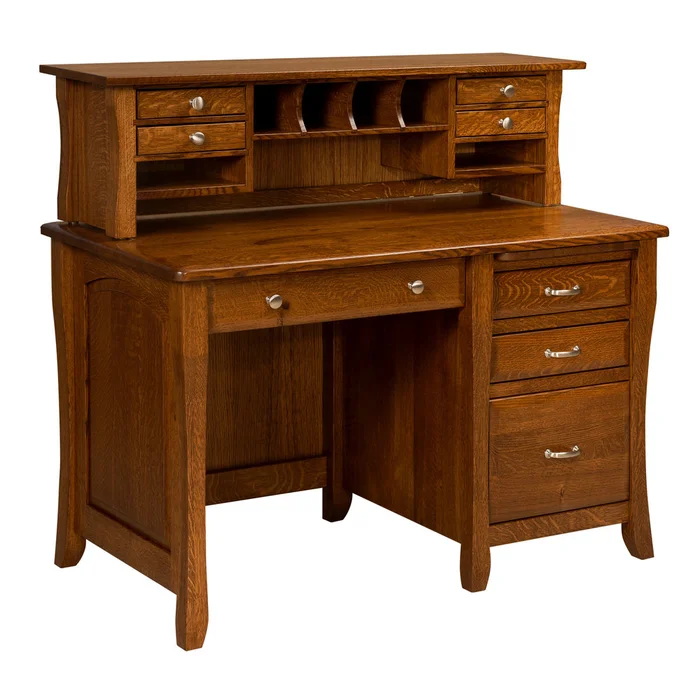 Berkley Amish Desk with Hutch Option