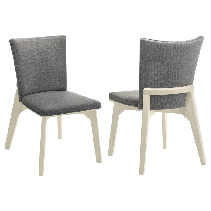 Biloxi – Upholstered Dining Side Chair (Set of 2) – Gray