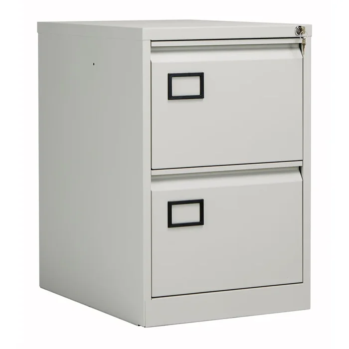 Bisley Contract Steel Filing Cabinet – Goose Grey