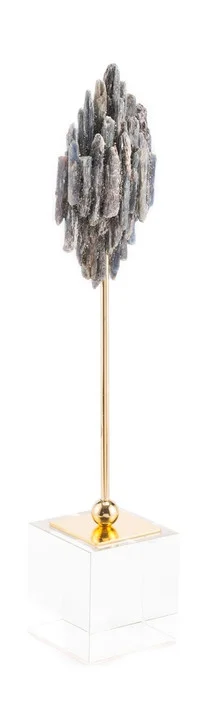 Black Stone Pedestal Sm Black, 16798