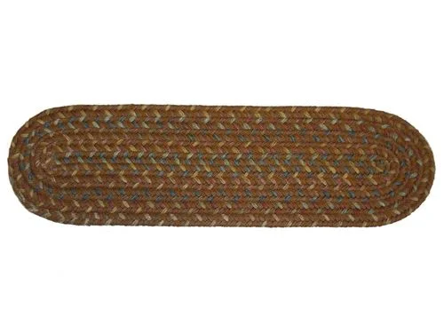 Blossom Gold 8″x28″ Braided Stair Tread – Rhody Rug – BL-87828GO