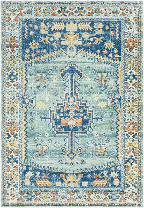 Bodrum BDM-2333 5′ x 7′ Machine Woven Indoor/Outdoor Area Rug