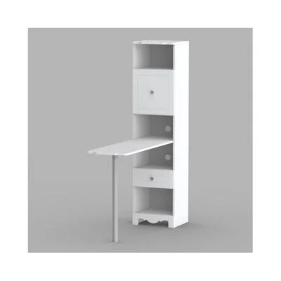 Bookcase with Desk Panel on Adjustable leg – Nexera Furniture