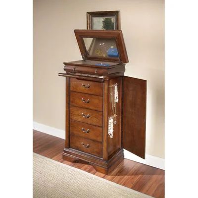 Bordeaux Lingerie Jewelry Chest Brown Cherry – Largo – LARGO-ST-B4300-31