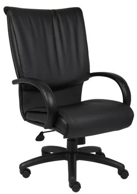 Boss Executive Chair in Leatherplus Black – B9701