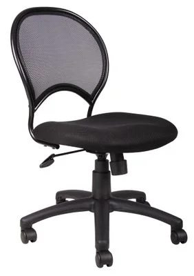 Boss Mesh Chair in Black – B6215