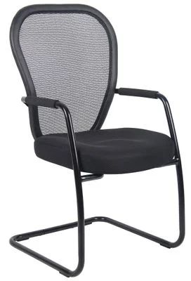 Boss Mesh Guest Chair in Black – B6609-BK