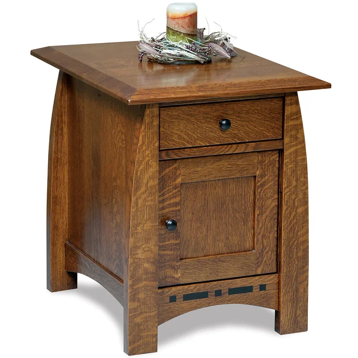 Boulder Creek Amish End Table Cabinet